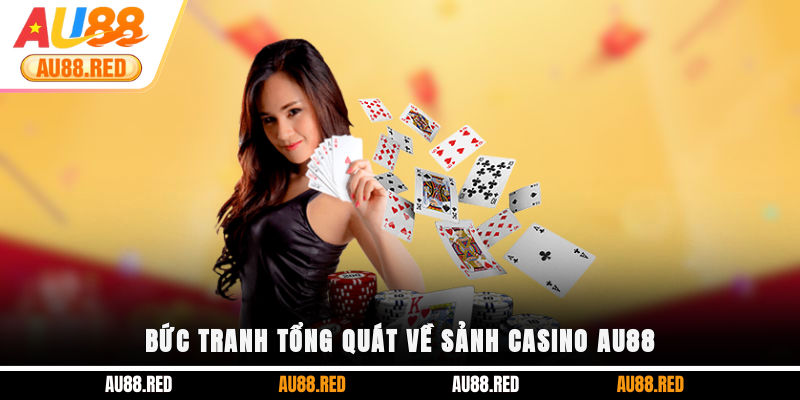 Bức tranh tổng quát về sảnh Casino AU88