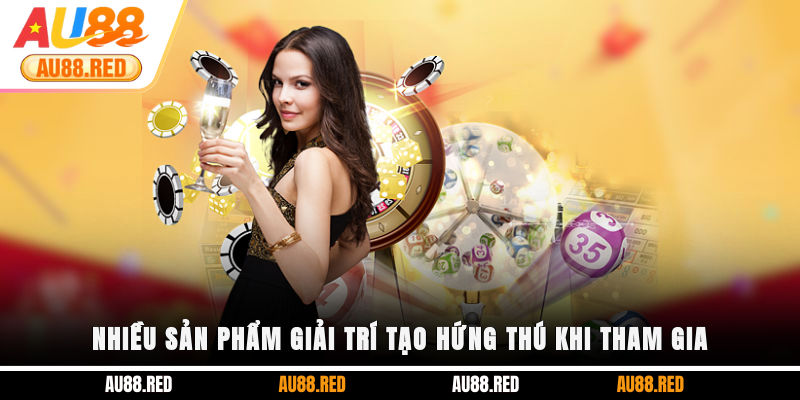 Nhiều sản phẩm giải trí tạo hứng thú khi tham gia